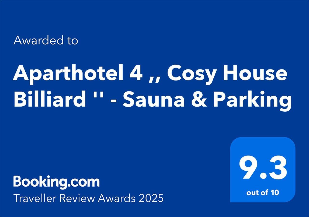 קובנה Aparthotel 4 ,, Cosy House Billiard " - Sauna & Parking מראה חיצוני תמונה